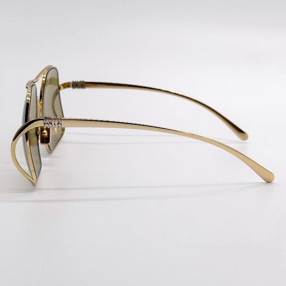 NEW MIU MIU SUNGLASSES MUA55S 5AK10R GOLD WOMEN MU A55S SMU A55 display picture 2